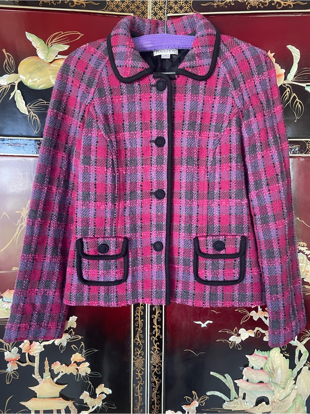 Vintage Pendleton plaid jacket